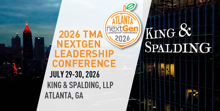 2026 TMA NextGen Leadership Conference - July 29-30, 2026. Hosted by King & Spalding, LLP | Atlanta, GA