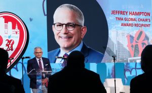 Jeffrey Hampton receives the 2024 TMA Chair's Award.